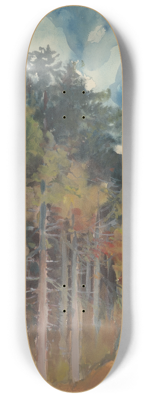 Zolo Palugyay - In the Forest in Autumn 8.25 inch art skate deck