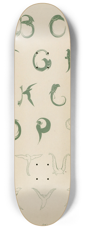 Zuan Kenkykai - ABC zuan Pl.14 8.25 inch art skate deck