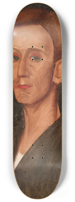 Zygmunt Waliszewski - Portrait of Jzef Czapski 8.25 inch art skate deck