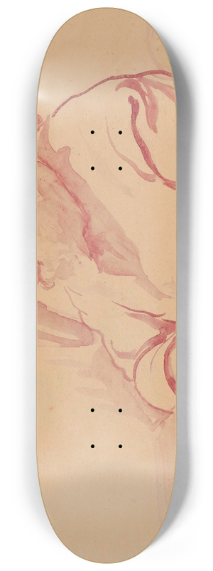 Zygmunt Waliszewski - Portrait of painter Nikolay V. Sklifosovsky 8.25 inch art skate deck