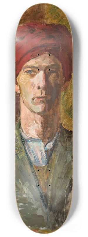 Zygmunt Waliszewski - Self-portrait in a turban 8.25 inch art skate deck
