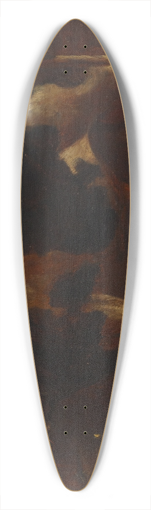 Abbott Handerson Thayer - A Prize Bull 39.3 inch art pintail longboard deck