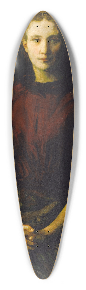 Abbott Handerson Thayer - Portrait of a Lady (Mrs. William B. Cabot) 39.3 inch art pintail longboard deck