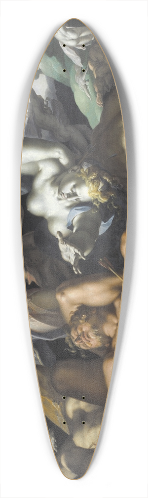 Abraham Bloemaert - Apollo and Diana Punishing Niobe by Killing her Children 39.3 inch art pintail longboard deck