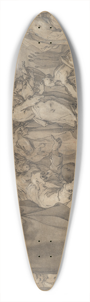 Abraham Bloemaert - Christ and the Canaanite Women 39.3 inch art pintail longboard deck