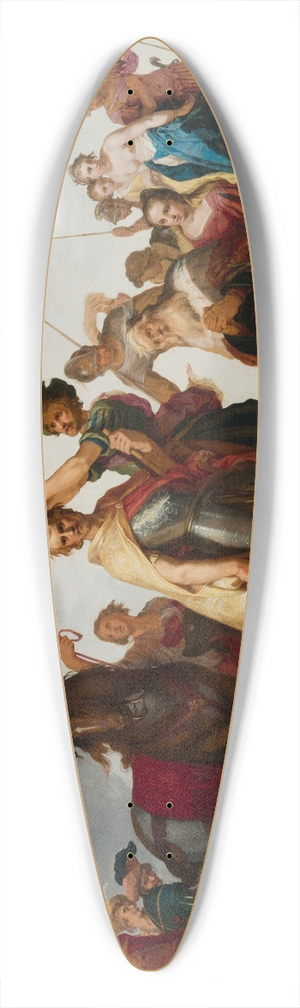 Abraham Bloemaert - Coronation Scene 39.3 inch art pintail longboard deck