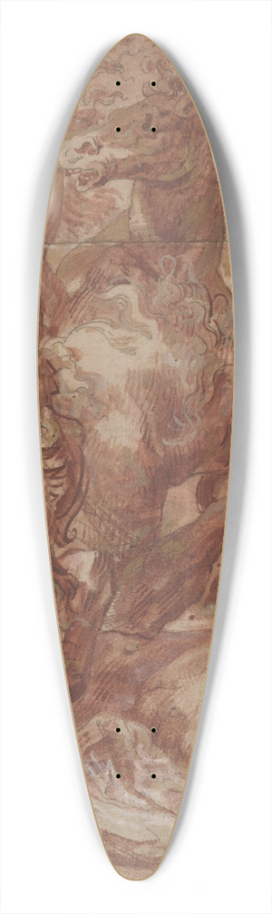 Abraham Bloemaert - Hippolytus 39.3 inch art pintail longboard deck