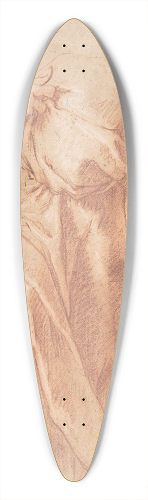 Abraham Bloemaert - Study of a Headless Draped Figure with Arms Crossed 39.3 inch art pintail longboard deck Abraham Bloemaert - Study of a Headless Draped Figure with Arms Crossed 39.3 inch art pintail longboard deck