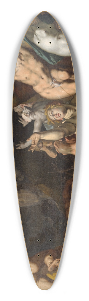 Abraham Bloemaert - TheDeluge 39.3 inch art pintail longboard deck Abraham Bloemaert - TheDeluge 39.3 inch art pintail longboard deck