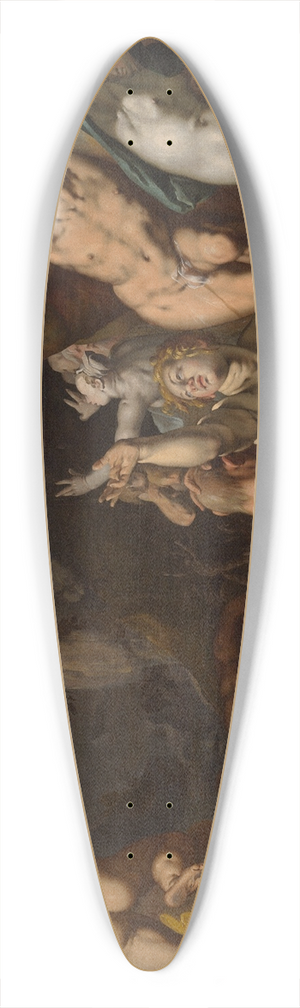 Abraham Bloemaert - TheDeluge 39.3 inch art pintail longboard deck Abraham Bloemaert - TheDeluge 39.3 inch art pintail longboard deck