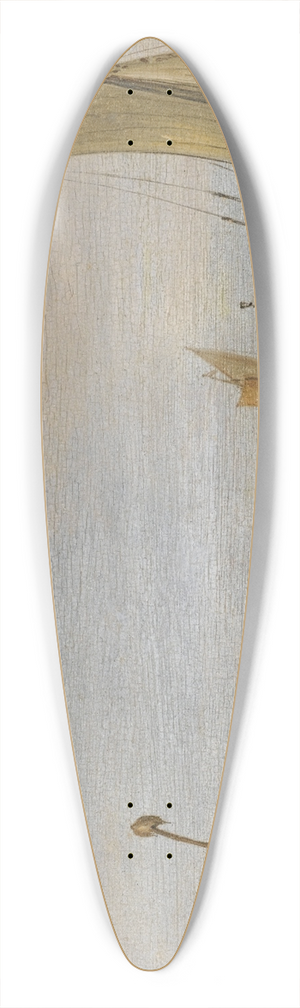 Abraham de Verwer - Small Vessels On The Zuider Zee 39.3 inch art pintail longboard deck