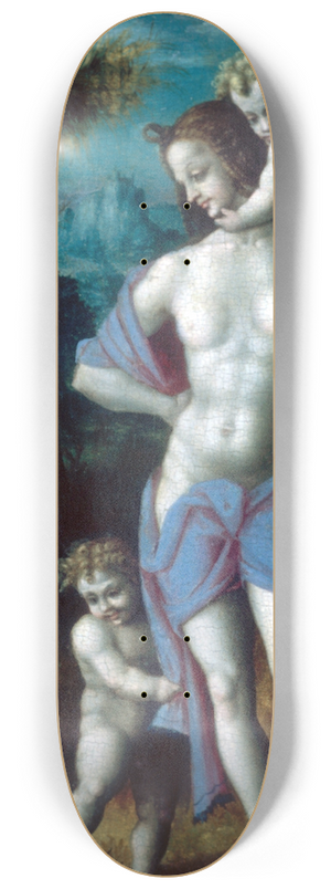 Bacchiacca - Eve with Cain and Abel 8.25 inch art skate deck