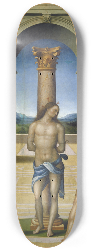 Bacchiacca - The Flagellation of Christ 8.25 inch art skate deck