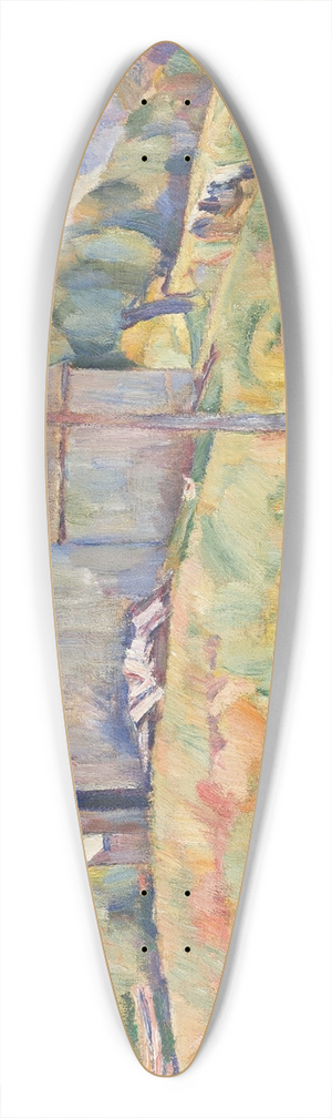 Abraham Manievich - Summer landscape 39.3 inch art pintail longboard deck