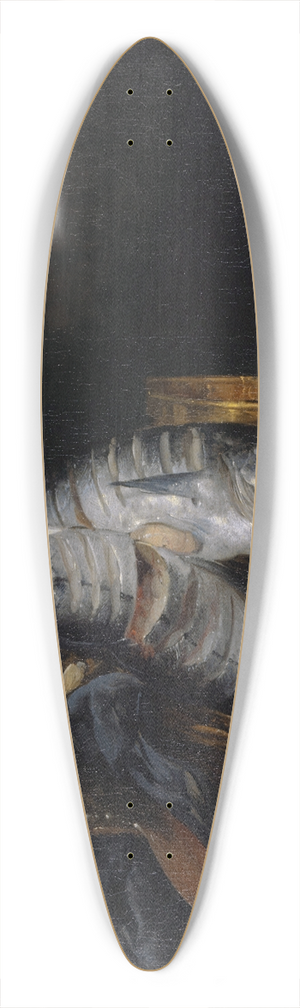 Abraham van Beyeren - Dead Fish 39.3 inch art pintail longboard deck