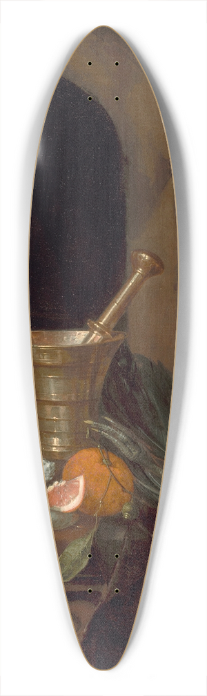 Abraham van Beyeren - Preparations for a Meal 39.3 inch art pintail longboard deck