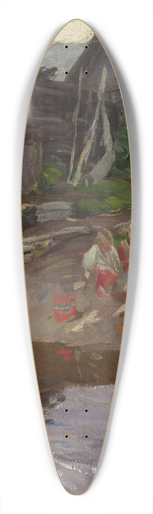 Abram Efimovich Arkhipov - In the evening 39.3 inch art pintail longboard deck