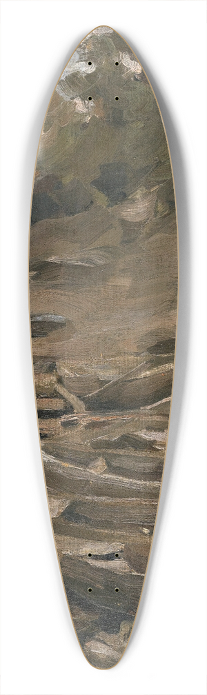 Abram Efimovich Arkhipov - The Boats 39.3 inch art pintail longboard deck