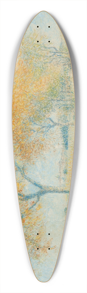 Achille Laug - Route de Cailhau 39.3 inch art pintail longboard deck