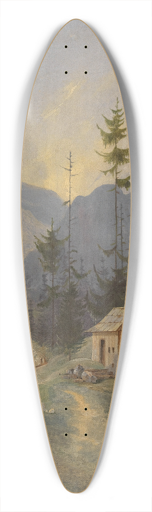 Adalbert Stifter - Der Sarstein bei Alt-Aussee 39.3 inch art pintail longboard deck