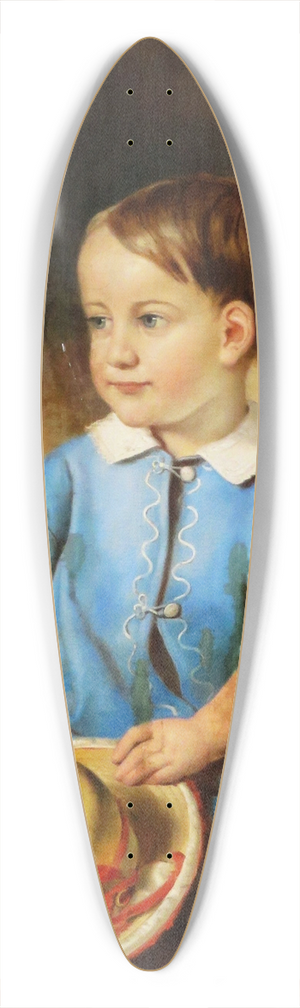 Adam Brenner - Portrt eines Knaben mit Hut 39.3 inch art pintail longboard deck