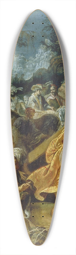 Adam Elsheimer - Emperor Heraclius Entry into Jerusalem 39.3 inch art pintail longboard deck