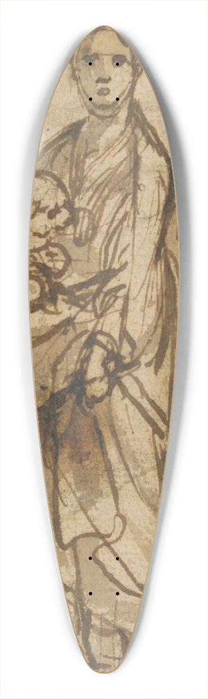 Adam Elsheimer - Saint Agnes 39.3 inch art pintail longboard deck