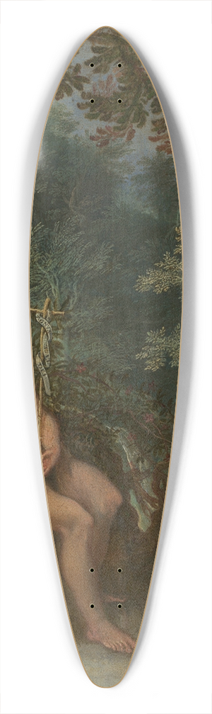 Adam Elsheimer - Saint John the Baptist in the Wilderness 39.3 inch art pintail longboard deck