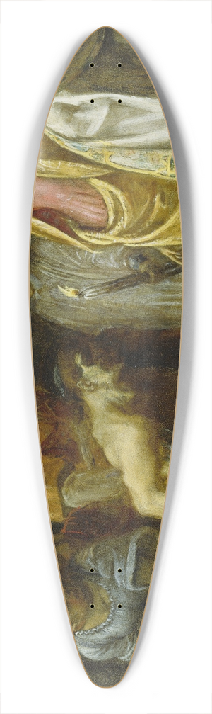 Adam Elsheimer - The Testing of the Cross 39.3 inch art pintail longboard deck
