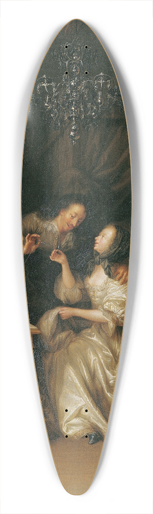 Adam Johann Braun - Der galante Helfer 39.3 inch art pintail longboard deck