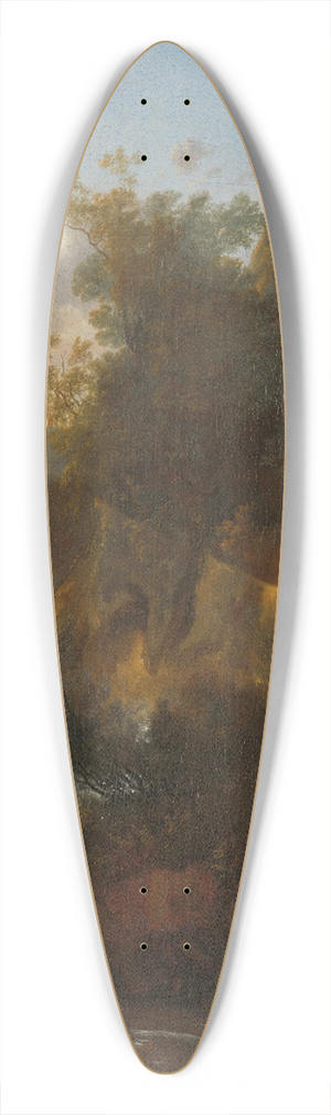 Adam Pynacker - A waterfall 39.3 inch art pintail longboard deck