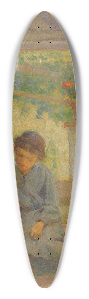 Ada Walter Shulz - Resting 39.3 inch art pintail longboard deck