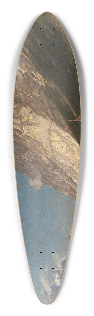 Adelsteen Normann - The Romsdal Fiord 39.3 inch art pintail longboard deck