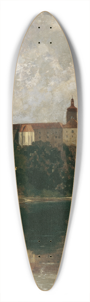 Adolf Ditscheiner - Schloss Persenbeug 39.3 inch art pintail longboard deck
