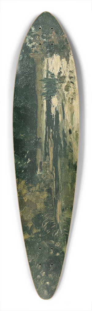 Adolf Ditscheiner - Waldtmpel Waldbach 39.3 inch art pintail longboard deck