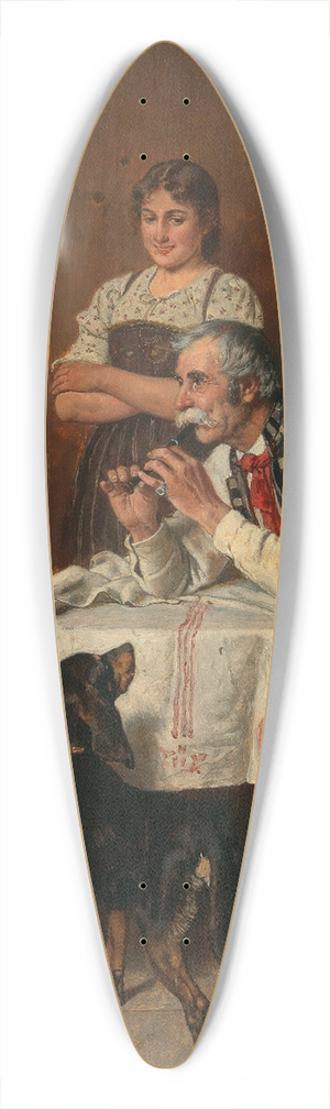 Adolf Eberle - A House Concert 39.3 inch art pintail longboard deck
