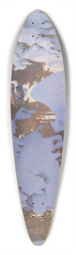 Adolf Gross - Winter 39.3 inch art pintail longboard deck