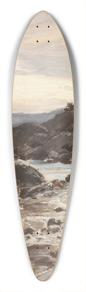 Adolf Hirmy-Hirschl - Sdliche Kste 39.3 inch art pintail longboard deck
