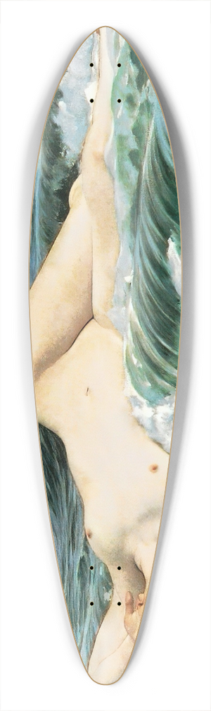 Adolf Hirmy-Hirschl - The birth of Venus 39.3 inch art pintail longboard deck