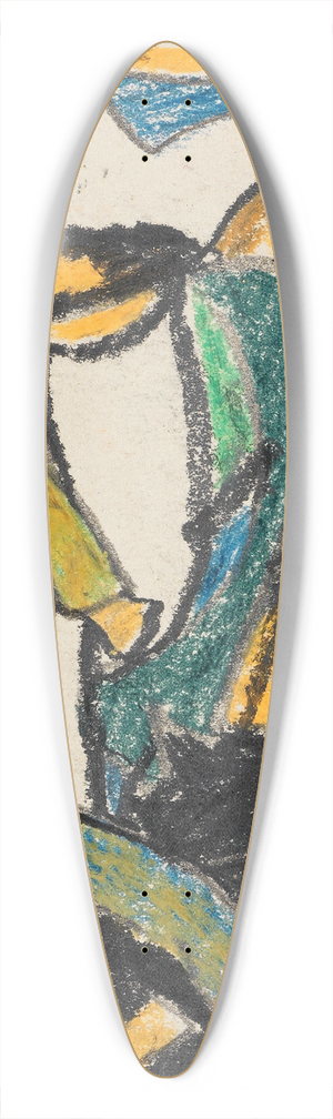 Adolf Hlzel - Figurale Komposition 39.3 inch art pintail longboard deck