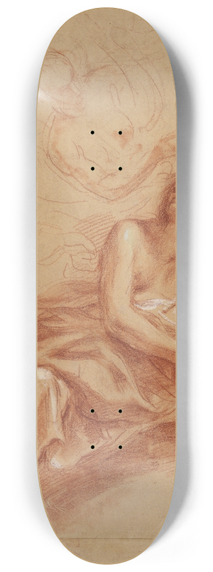 Baldassarre Franceschini - Truth Illuminating Human Blindness 8.25 inch art skate deck