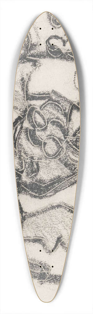 Adolf Hlzel - Im Kreis 39.3 inch art pintail longboard deck