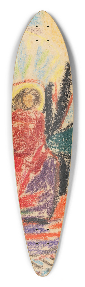 Adolf Hlzel - Religises Motiv 39.3 inch art pintail longboard deck