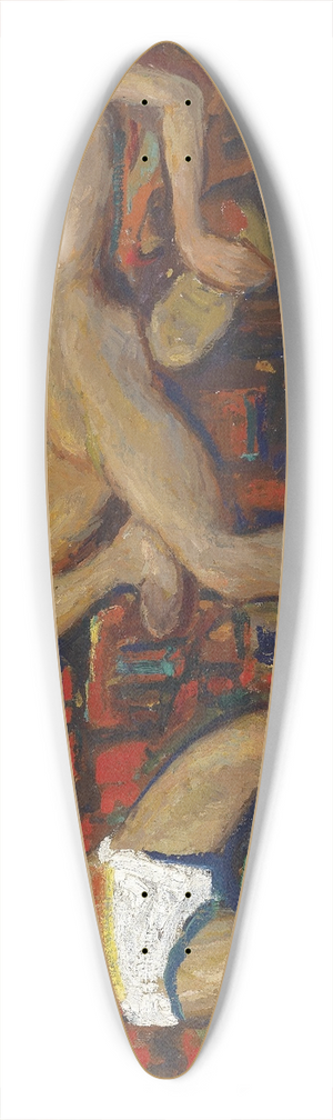 Adolf Hlzel - Zwei ruhende Akte 39.3 inch art pintail longboard deck