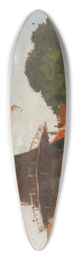 Adolf Kaufmann - Mill 39.3 inch art pintail longboard deck