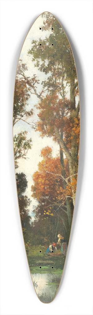 Adolf Kaufmann - Motif Of Flensburg 39.3 inch art pintail longboard deck