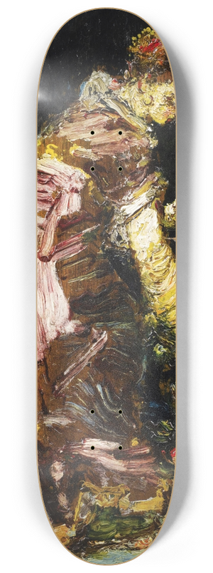 Adolphe Monticelli - Jeune femme arrangeant des fleurs 8.25 inch art skate deck