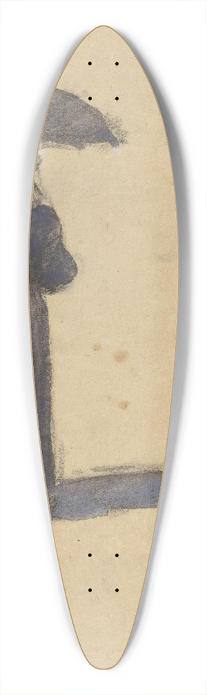 Adolf le Comte - Oude man, en profil 39.3 inch art pintail longboard deck