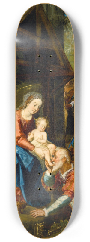 Baltasar de Echave Orio - Adoration of the Magi 8.25 inch art skate deck