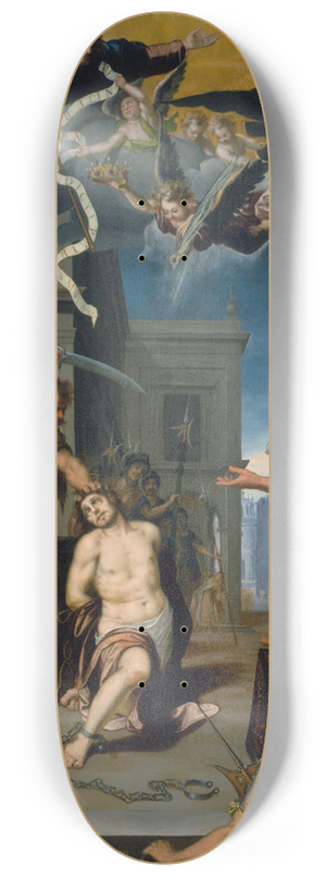 Baltasar de Echave Orio - The Martyrdom of Saint Apronianus 8.25 inch art skate deck